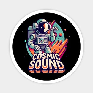 Cosmic Sound Astronaut Magnet